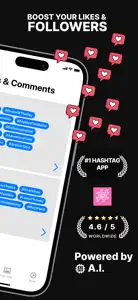 Hashtag Expert: AI Generator screenshot #2 for iPhone