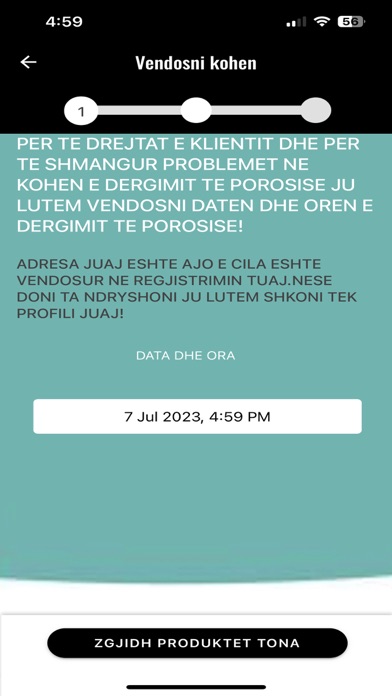 Ervini Catering Screenshot