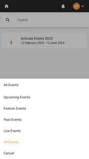 activate event management iphone screenshot 2