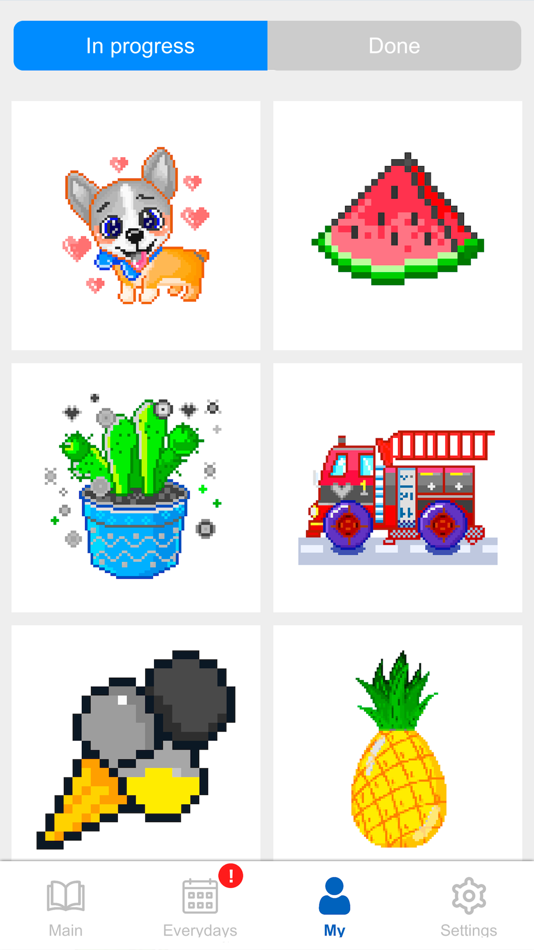 #1. Pixel Magic: Draw Art Numbers (iOS) 由: Serhii Kolisnyk