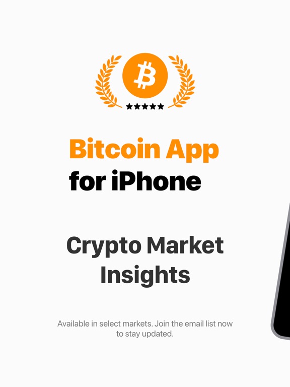 Bitcoin App for iPhone iPad screenshot 4 - Finance app
