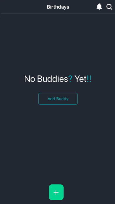 BuddyBot - birthday reminder Screenshot