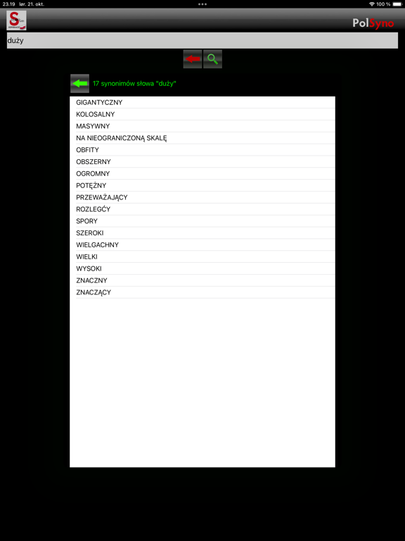 Screenshot #5 pour PolSyno - Polskie synonimy