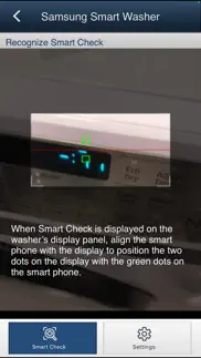 samsung smart washer iphone screenshot 2