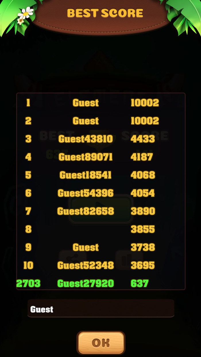 Block Game Match Legend