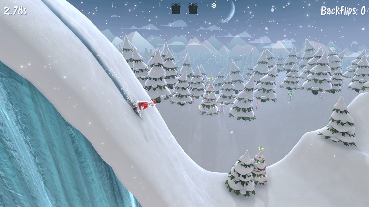 Santa's Slippery Slope Ski Sim screenshot-3