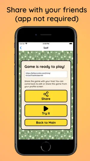 Lettercomb Trivia screenshot 4