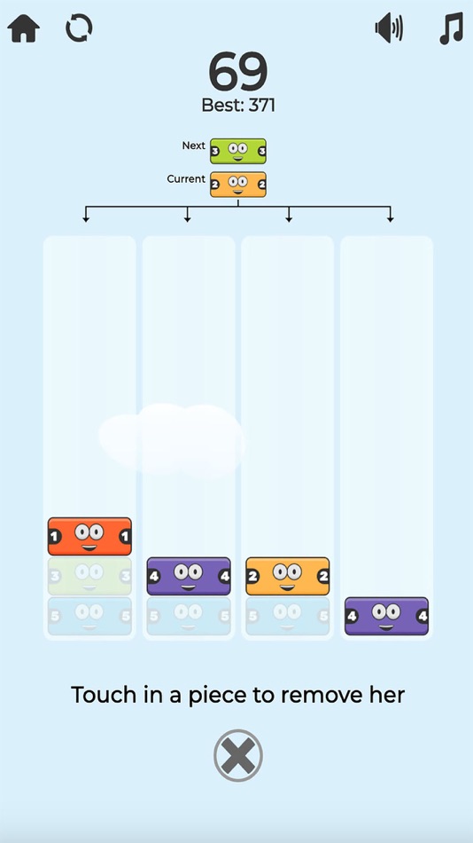 #7. Merging Blocks Game (iOS) 来自: Liana Silva