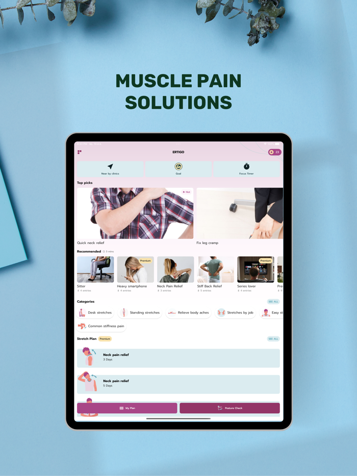 ERTIGO Stretch Less Pain