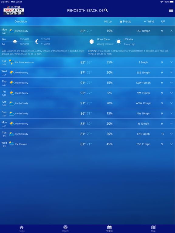 Screenshot #6 pour CoastTV First Alert Weather