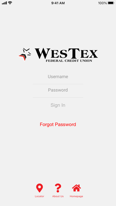 WesTex FCU Mobile Screenshot