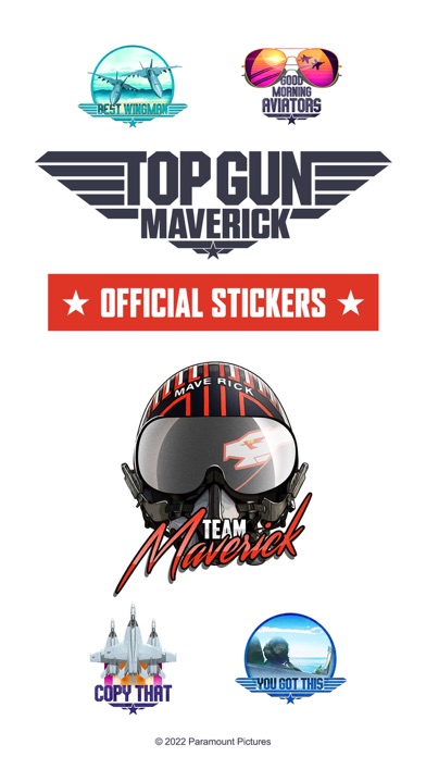 Top Gun: Maverick Stickers Screenshot
