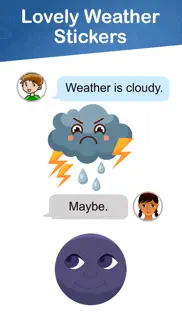 How to cancel & delete lovely weather stickers 1