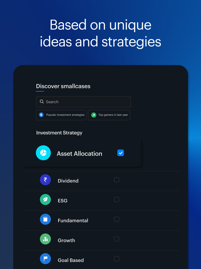 smallcase Stock Investments