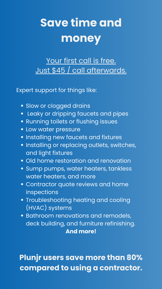 #5. Plunjr - On-Demand DIY Support (iOS) Bởi: Plunjr