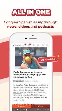 Game screenshot TODAI: Learn Spanish by news mod apk