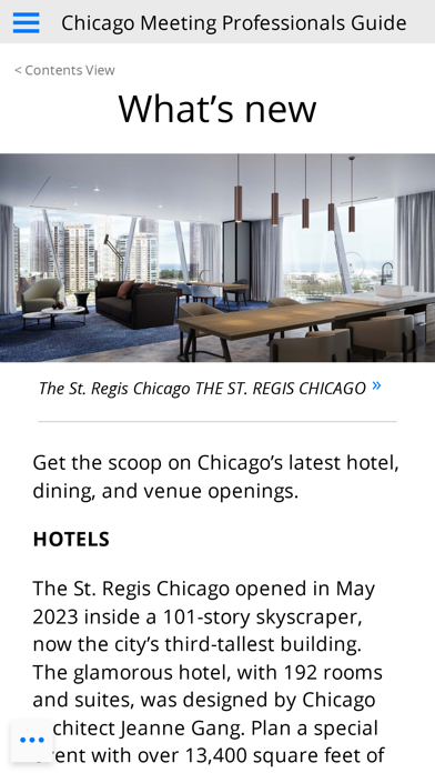 Chicago Meeting Planners Guide Screenshot