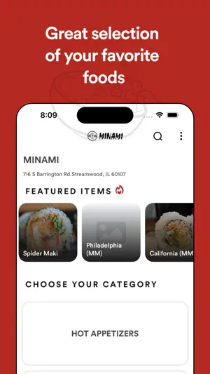 Minami Sushi screenshot 2