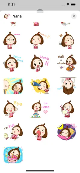 Game screenshot Nana - Little Girl Sticker hack