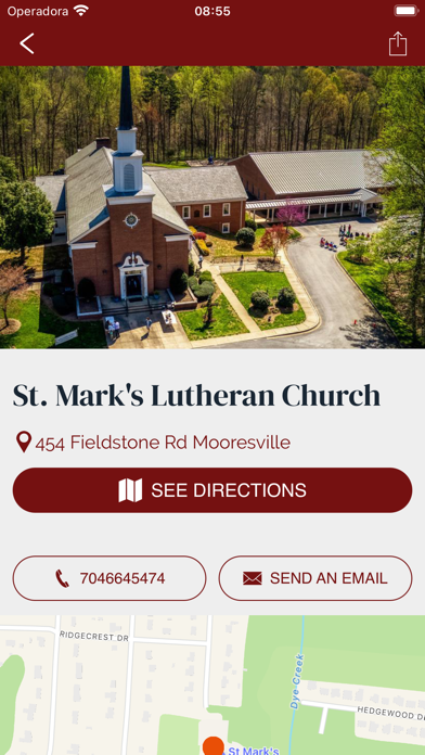 St. Mark Lutheran Mooresville Screenshot
