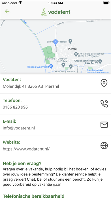 Vodatent Screenshot
