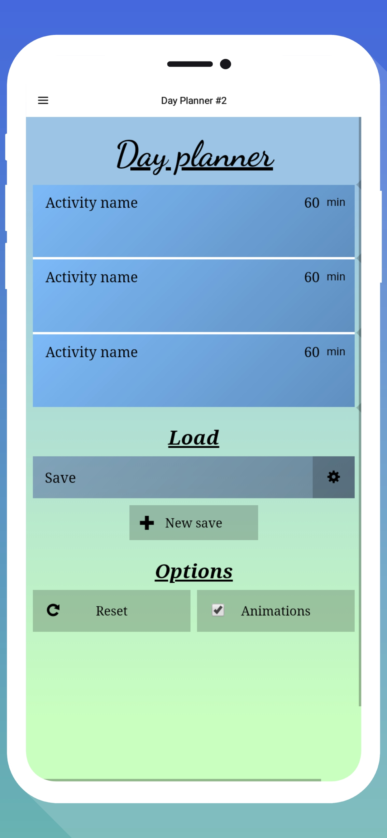 Day Planner App