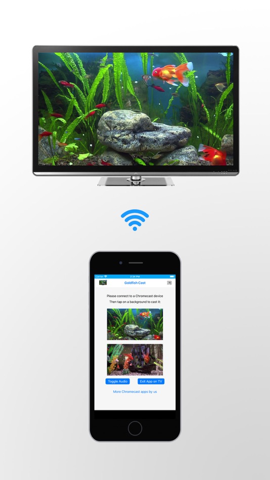 Goldfish Aquarium on TV - 1.0 - (iOS)