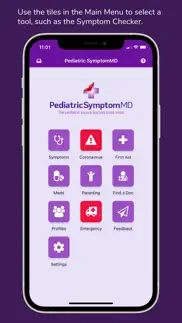 pediatric symptommd iphone screenshot 1