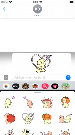Game screenshot Bear & Rabbit 3 Stickers pack mod apk