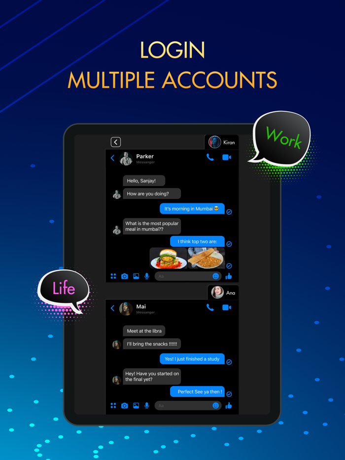 Parallel Space Dual Account