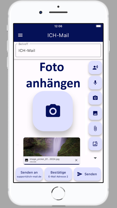 ICH-Mail | E-Mail an dich Screenshot