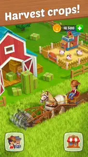 wild west: farm town building iphone screenshot 1