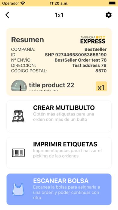 AMPHORA Screenshot