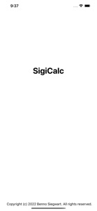 SigiCalc screenshot #5 for iPhone