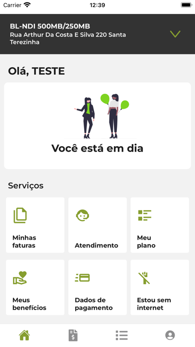 Minha Solução Network Screenshot
