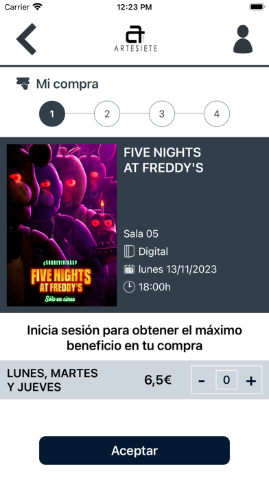 Artesiete Cines Screenshot