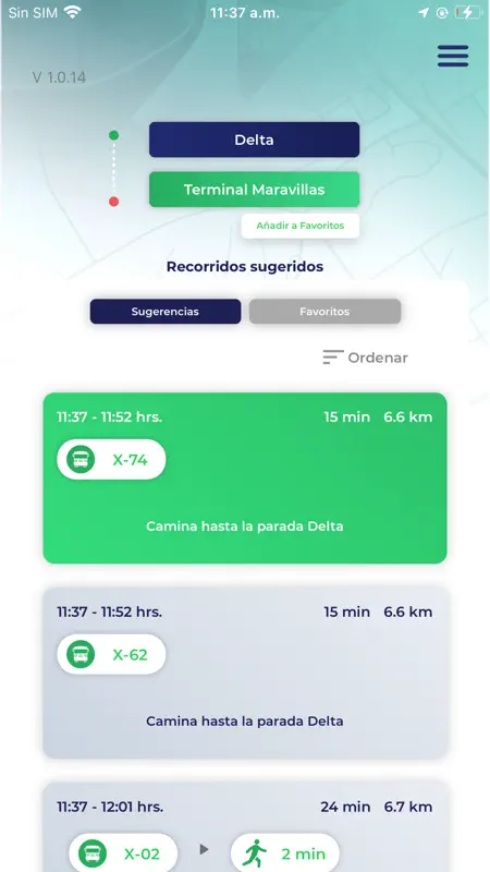 OptiBus Leon screenshot 2 of 4