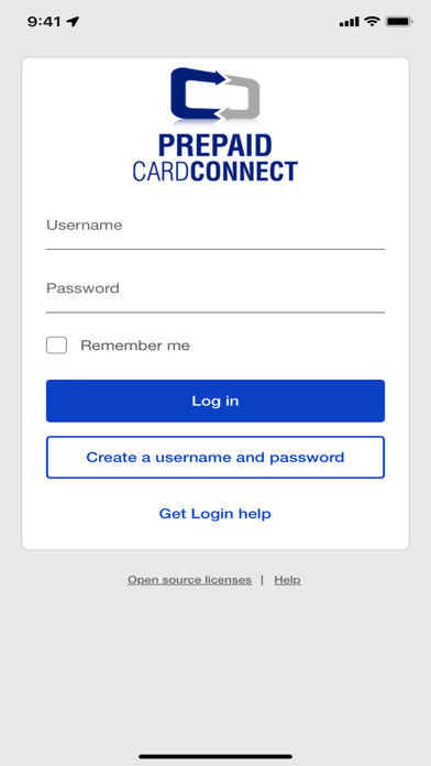 PrepaidCardConnect Screenshot
