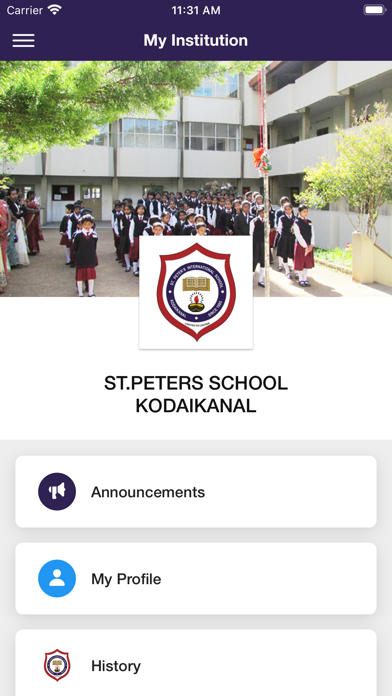 ST.PETERS SCHOOL KODAIKANAL Screenshot