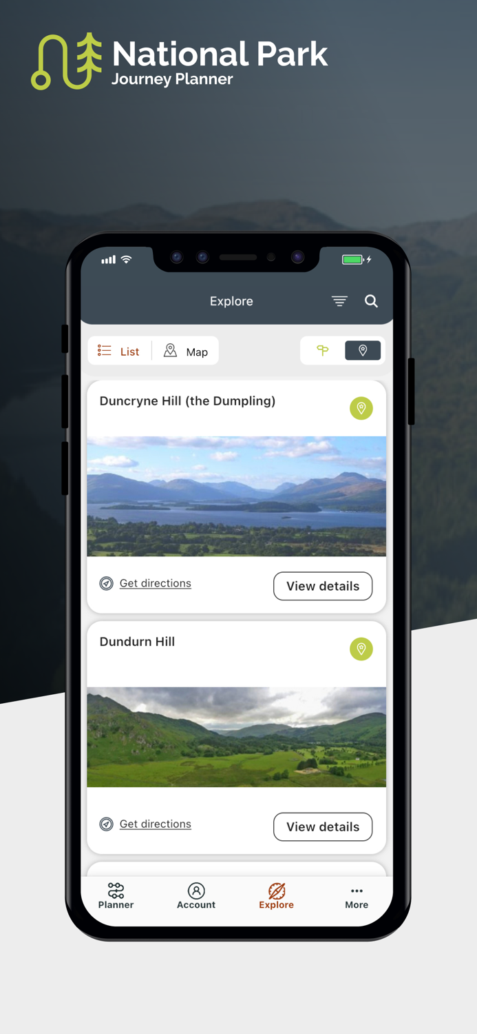National Park Journey Planner