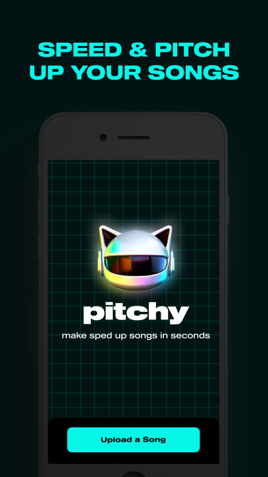 pitchy: sped up slow down song Screenshot