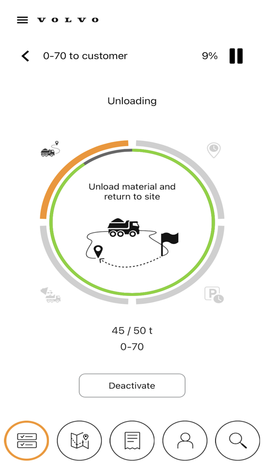 #5. Volvo CE Connected Load Out (iOS) Podle: Volvo Construction Equipment