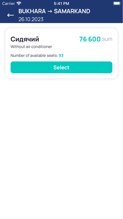 Screenshot #3 pour Uzrailways tickets