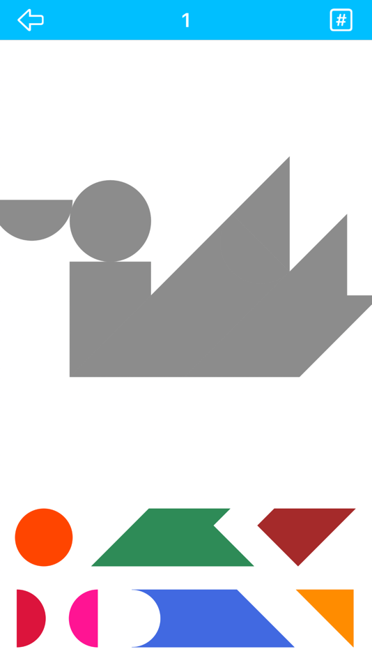 #4. Tangram Puzzle Adventure (iOS) 由: Fairelephant Information Technology Ltd.