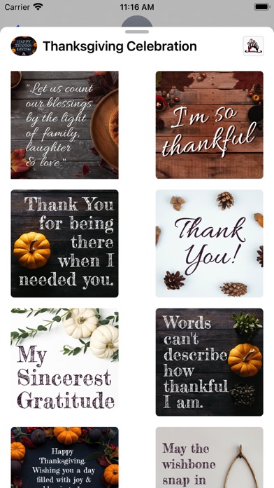 Thanksgiving Celebration Screenshot