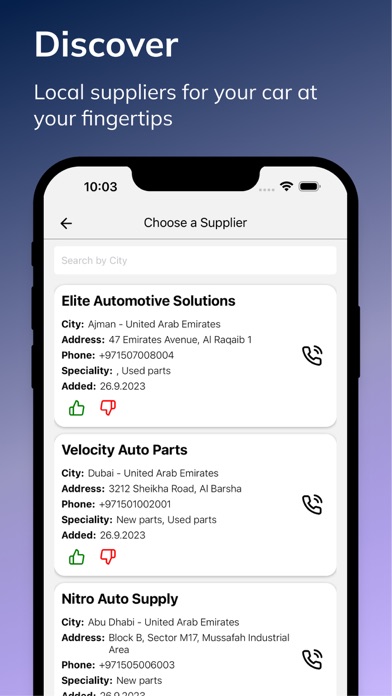 AutopartFindr Screenshot