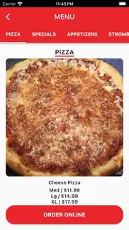 dante’s pizza abilene iphone screenshot 3