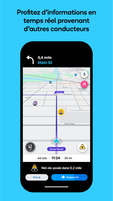 Screenshot #1 pour Navigation Waze et trafic