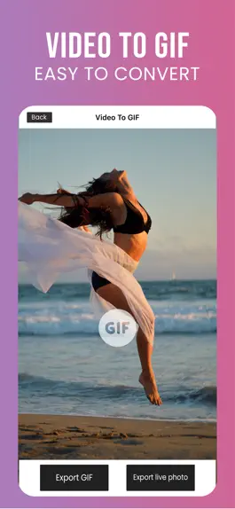 Game screenshot GIF Maker - Video To Gif! apk