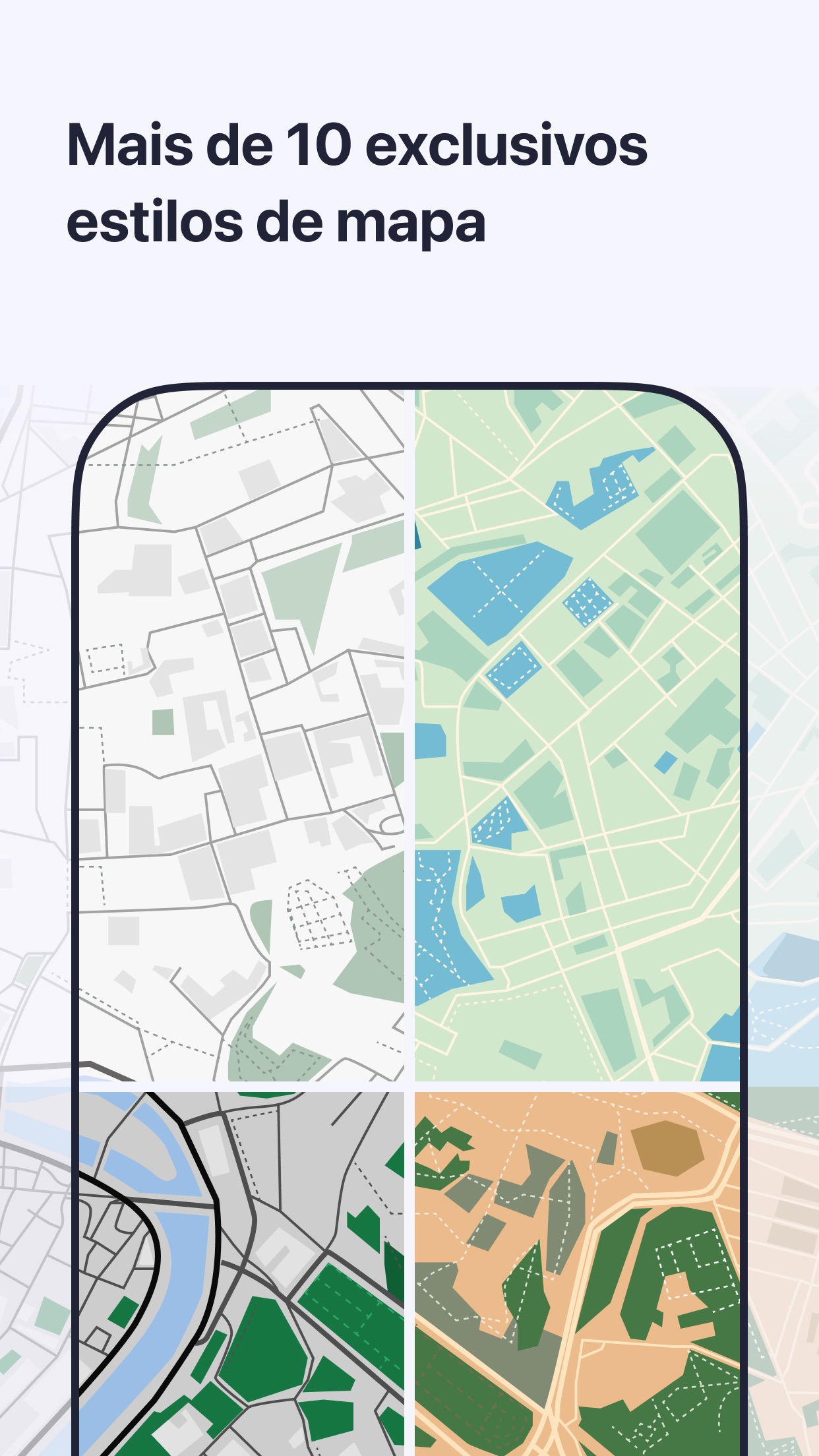 Screenshot do app MAPS.ME: Mapas offline e GPS